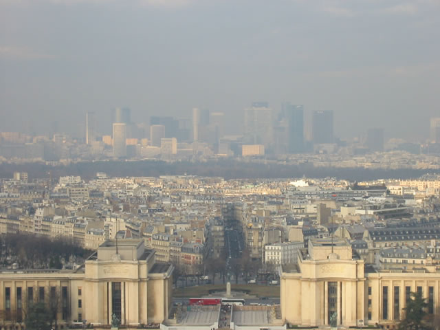 Une vue depuis la tour Effeil